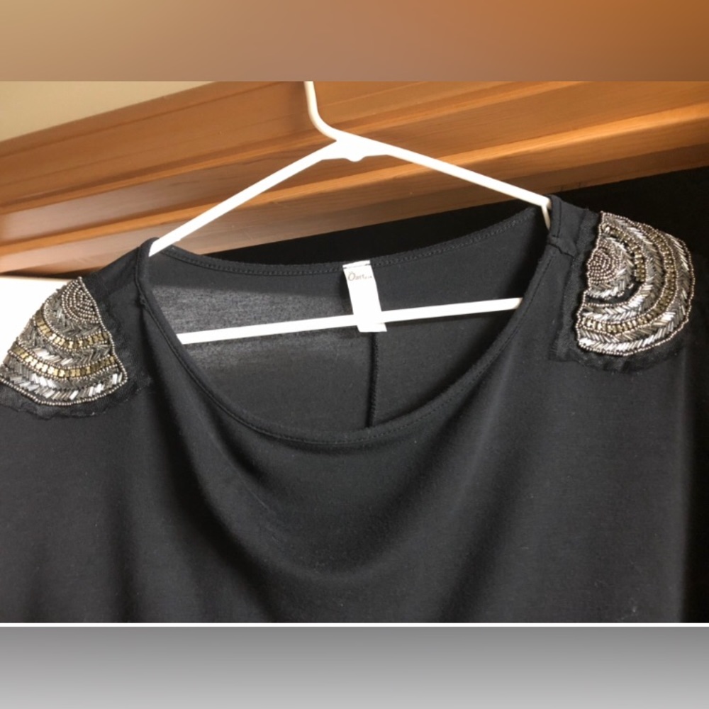 Black Night out Top - Small